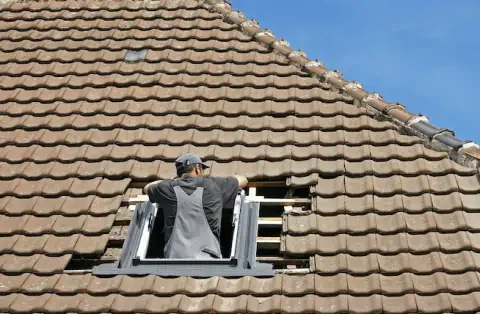 Pose de velux - Fendeille